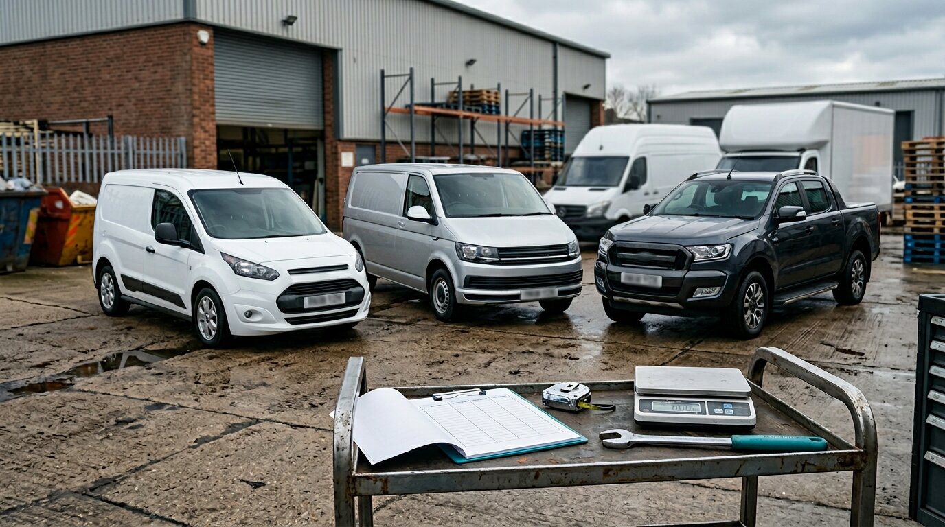 The Important Differences Between 7 Popular Commercial Vans and Pickups